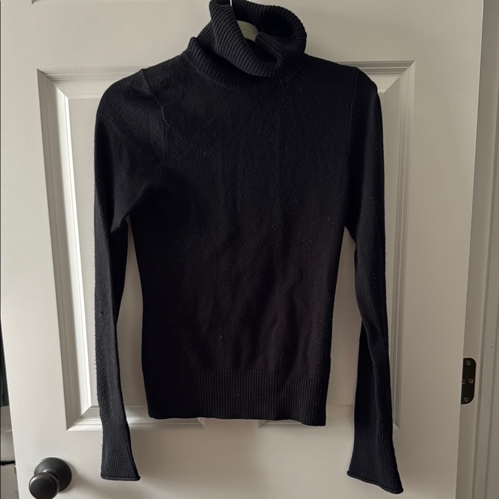 Black Turtleneck Sweater